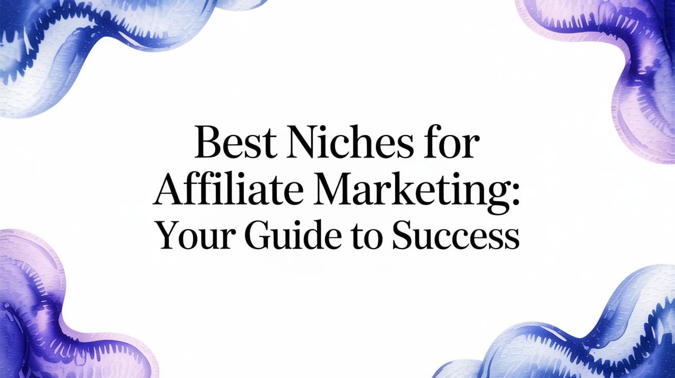 Best Niches for Affiliate Marketing: Your Guide to Success