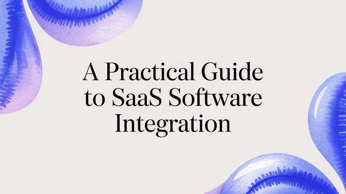 A Practical Guide to SaaS Software Integration
