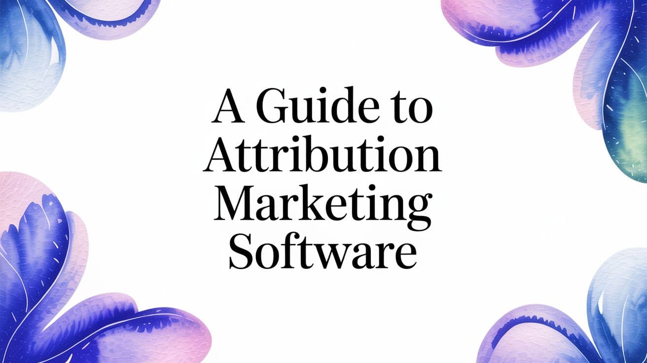 A Guide to Attribution Marketing Software