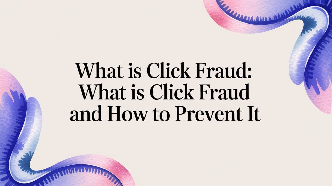 What is Click Fraud: what is click fraud and how to prevent it