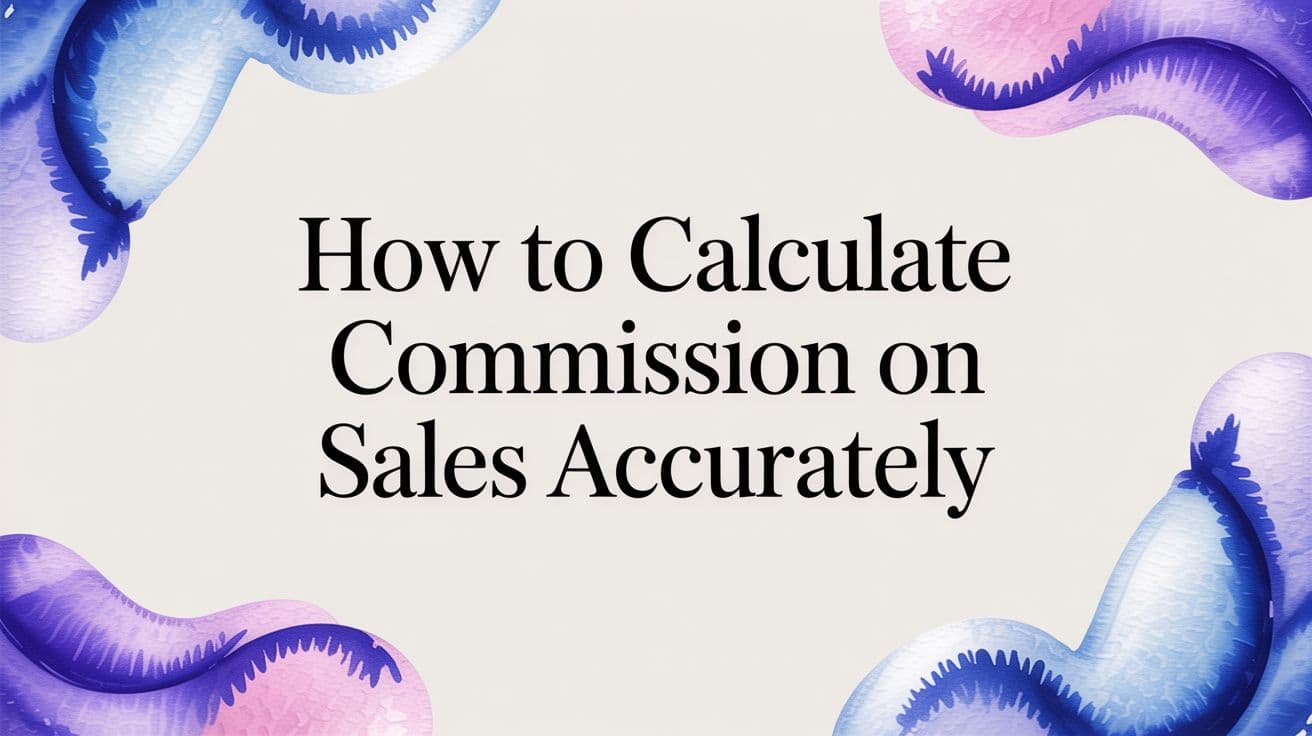 How to Calculate Commission on Sales Accurately