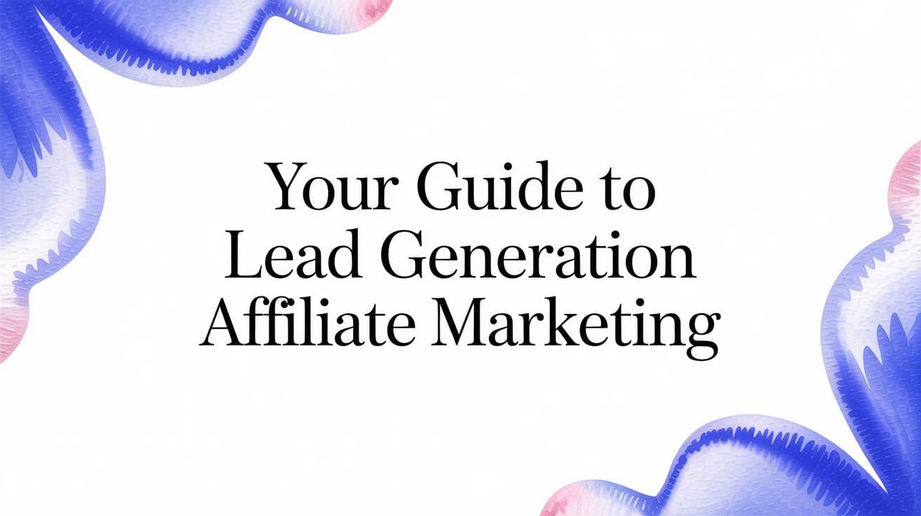 Your Guide to Lead Generation Affiliate Marketing