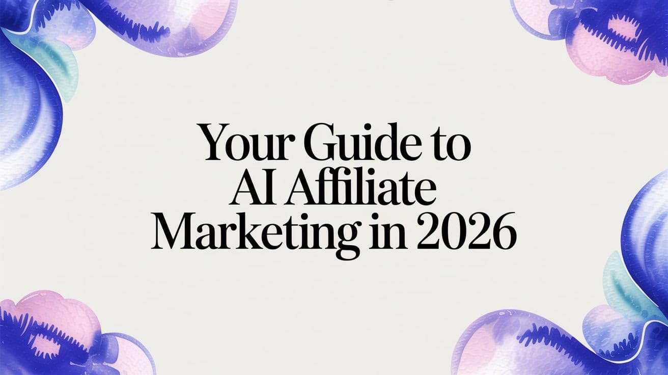 Your Guide to AI Affiliate Marketing in 2026